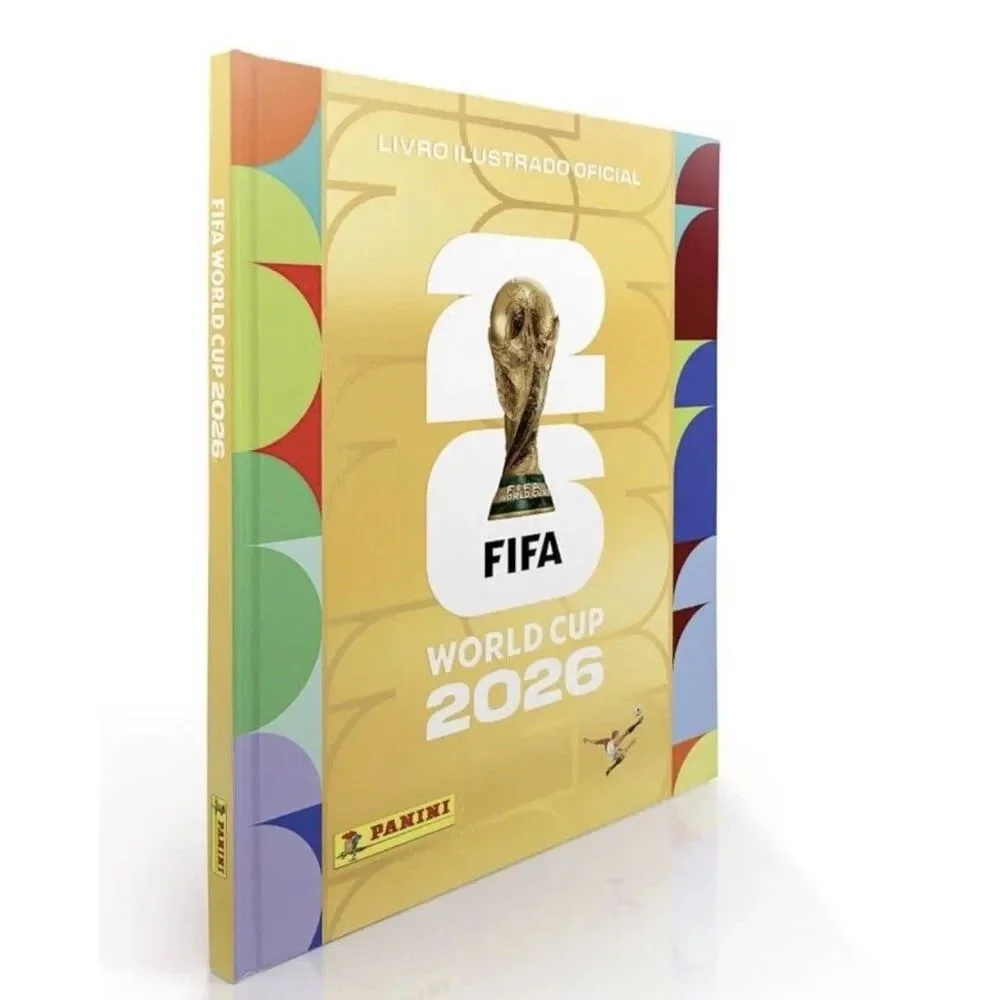 Panini FIFA World Cup 2026 Gold Hardcover Sticker Album Version Brazilian/LATAM